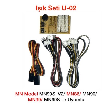 MN Model MN99S V2/MN98 V2/MN86/MN90/MN99/MN99S Işık Seti U-02