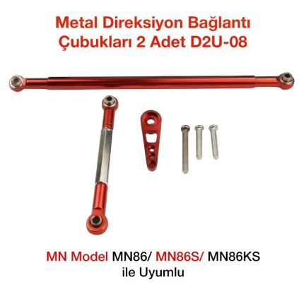 MN Model MN86/MN86S/MN86KS Metal Direksiyon Bağlantı Çubukları 2 Adet D2U-08