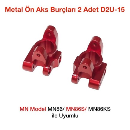 MN Model MN86/MN86S/MN86KS Metal Ön Aks Burçları 2 Adet D2U-15