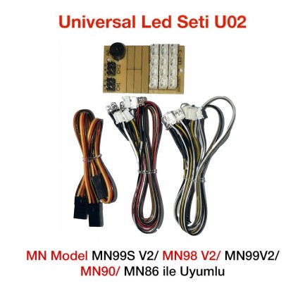 MN Model MN99S V2/MN98 V2/MN99 V2/MN90/MN86 İçin Universal Led Seti U02